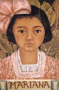 Frida Kahlo Portrait of Mariana Morillo oil painting artist